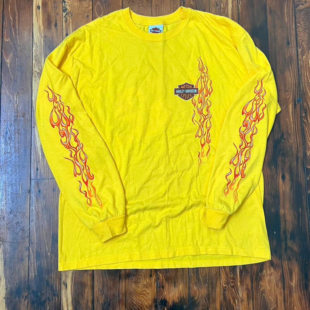 Harley Davidson Flame Sleeve Long Sleeve